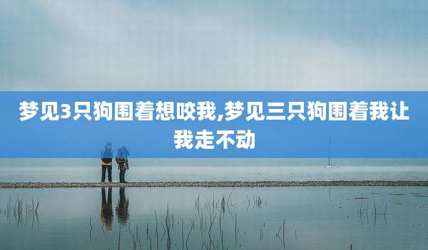 梦见3只狗围着想咬我,梦见三只狗围着我让我走不动