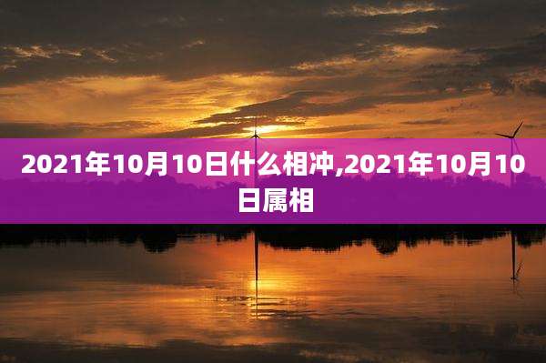 2021年10月10日什么相冲,2021年10月10日属相