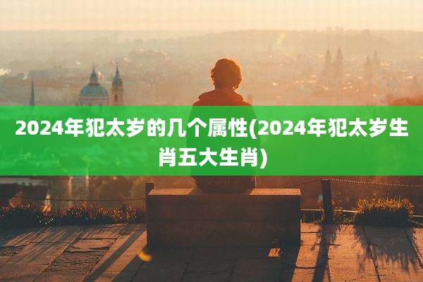 2024年犯太岁的几个属性(2024年犯太岁生肖五大生肖)