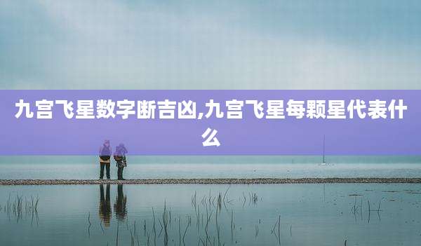 九宫飞星数字断吉凶,九宫飞星每颗星代表什么