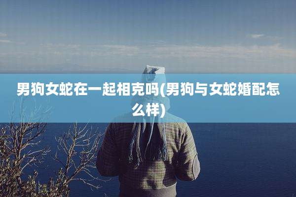 男狗女蛇在一起相克吗(男狗与女蛇婚配怎么样)