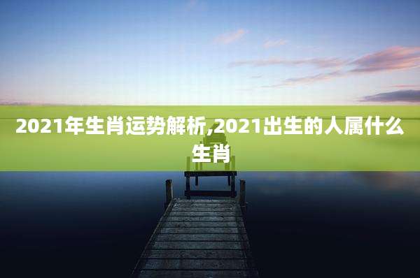 2021年生肖运势解析,2021出生的人属什么生肖