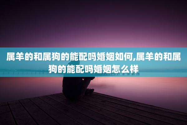 属羊的和属狗的能配吗婚姻如何,属羊的和属狗的能配吗婚姻怎么样