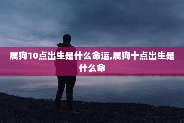 属狗10点出生是什么命运,属狗十点出生是什么命