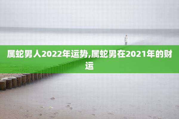 属蛇男人2022年运势,属蛇男在2021年的财运