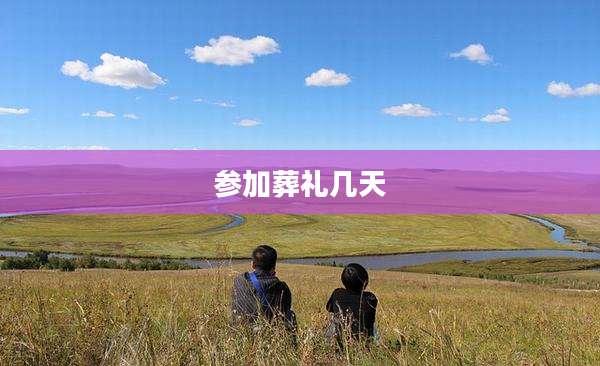 参加葬礼几天