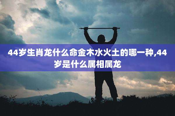 44岁生肖龙什么命金木水火土的哪一种,44岁是什么属相属龙