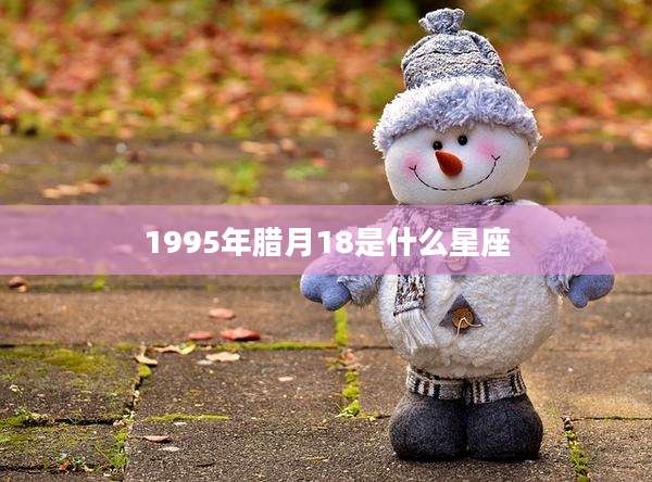1995年腊月18是什么星座