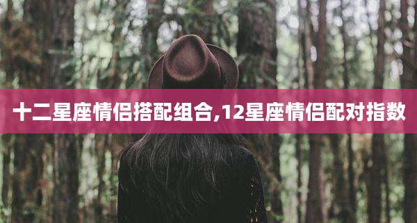 十二星座情侣搭配组合,12星座情侣配对指数