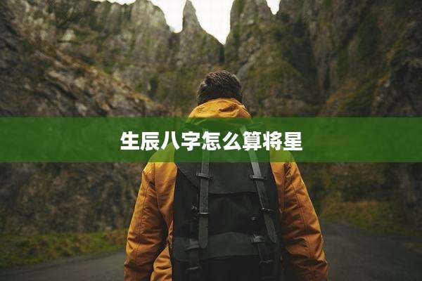生辰八字怎么算将星