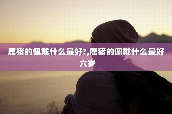 属猪的佩戴什么最好?,属猪的佩戴什么最好 六岁
