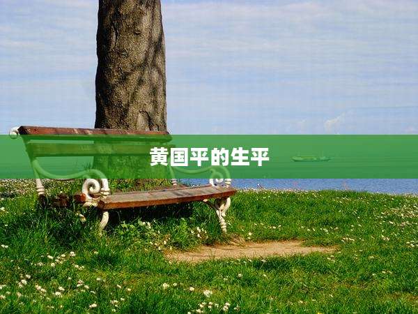 黄国平的生平