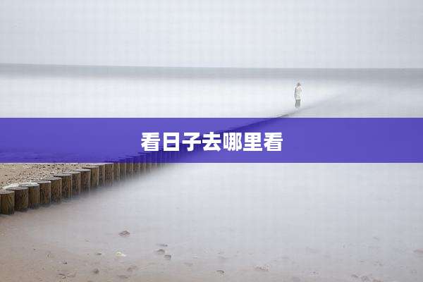 看日子去哪里看