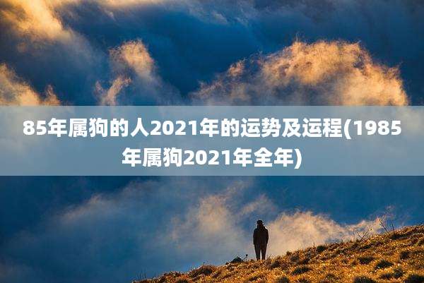 85年属狗的人2021年的运势及运程(1985年属狗2021年全年)