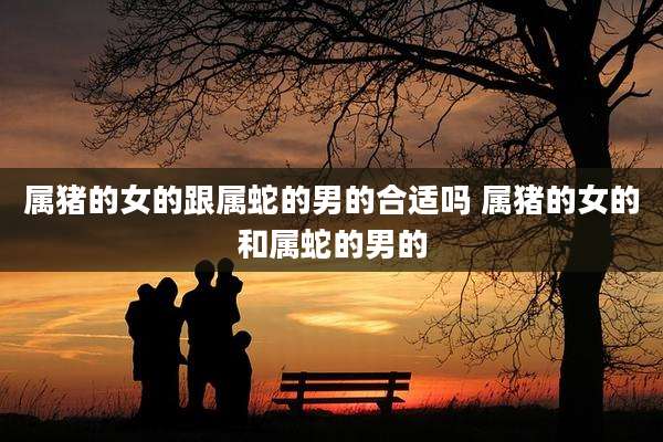 属猪的女的跟属蛇的男的合适吗 属猪的女的和属蛇的男的