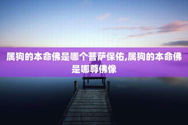 属狗的本命佛是哪个菩萨保佑,属狗的本命佛是哪尊佛像