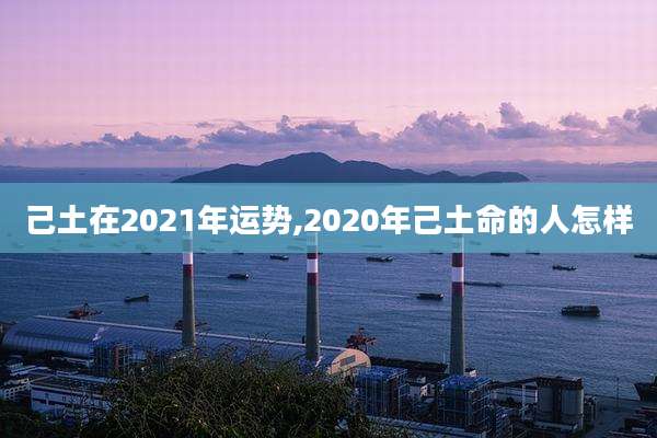 己土在2021年运势,2020年己土命的人怎样