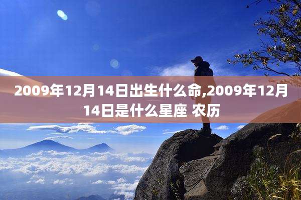 2009年12月14日出生什么命,2009年12月14日是什么星座 农历