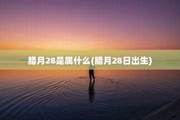 腊月28是属什么(腊月28日出生)