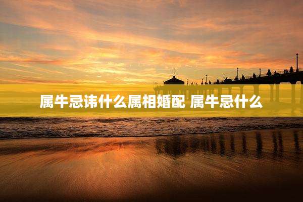 属牛忌讳什么属相婚配 属牛忌什么