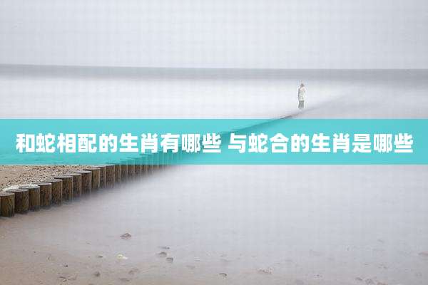 和蛇相配的生肖有哪些 与蛇合的生肖是哪些