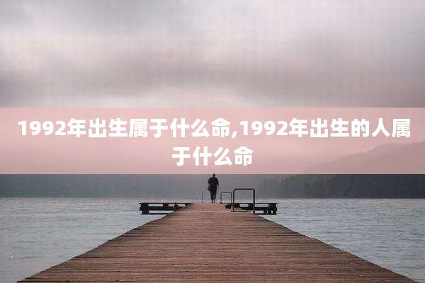 1992年出生属于什么命,1992年出生的人属于什么命