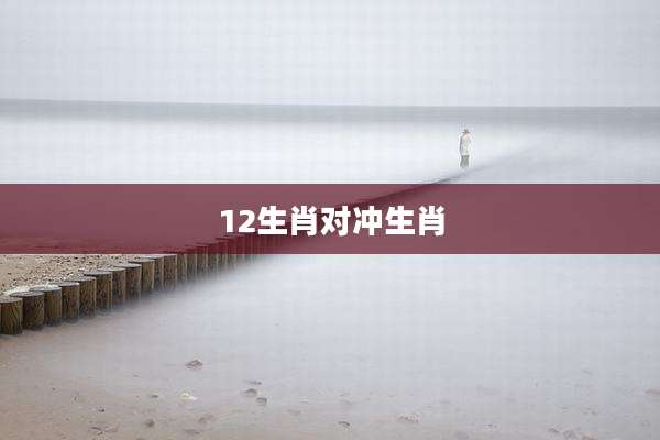 12生肖对冲生肖