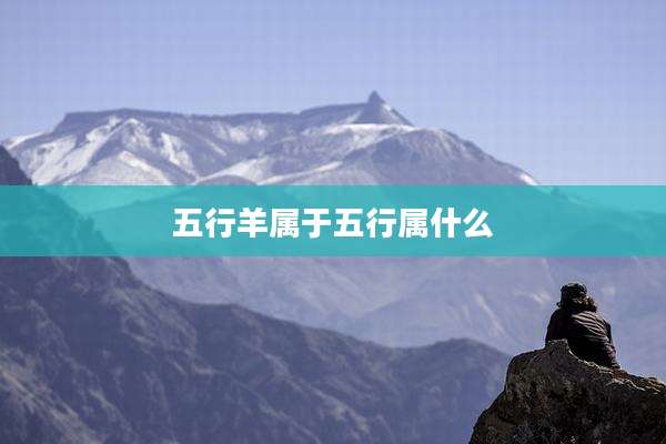 五行羊属于五行属什么