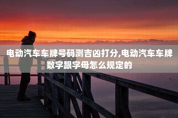 电动汽车车牌号码测吉凶打分,电动汽车车牌数字跟字母怎么规定的