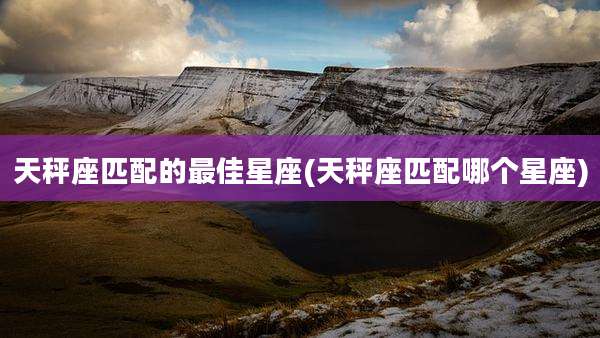 天秤座匹配的最佳星座(天秤座匹配哪个星座)