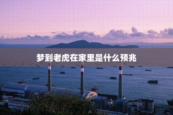梦到老虎在家里是什么预兆