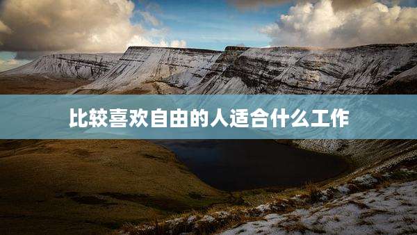 比较喜欢自由的人适合什么工作