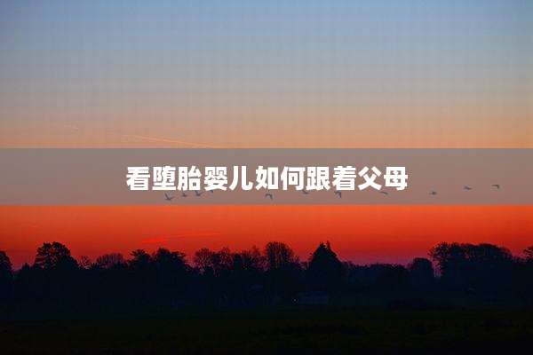 看堕胎婴儿如何跟着父母
