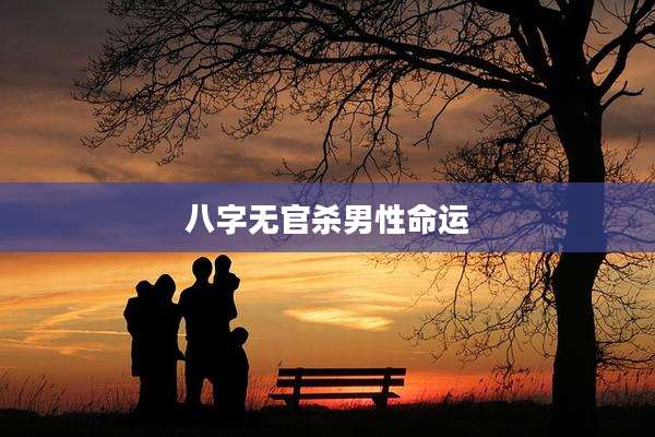 八字无官杀男性命运