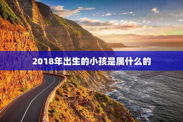 2018年出生的小孩是属什么的