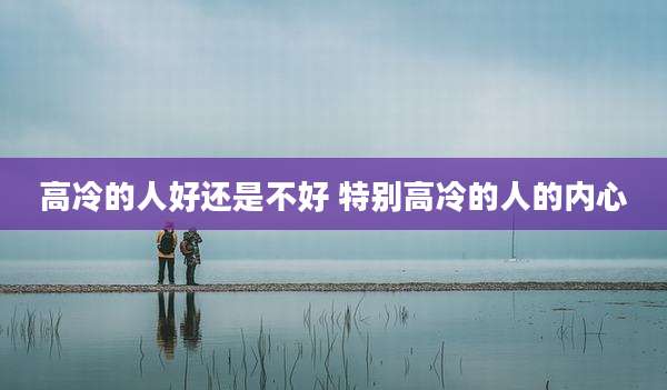 高冷的人好还是不好 特别高冷的人的内心