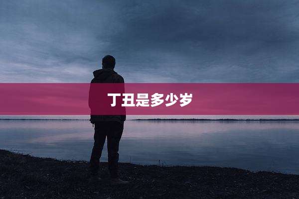 丁丑是多少岁