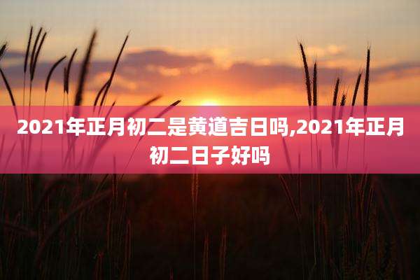 2021年正月初二是黄道吉日吗,2021年正月初二日子好吗