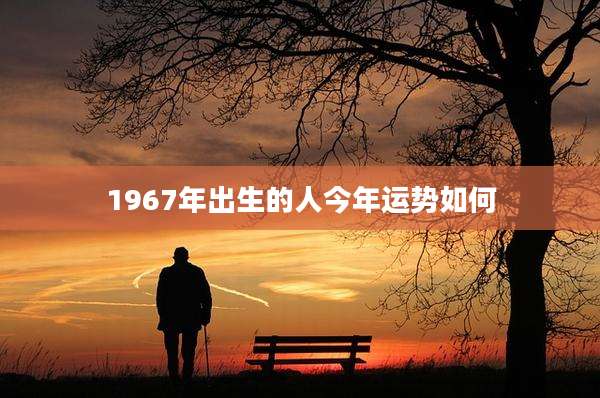 1967年出生的人今年运势如何
