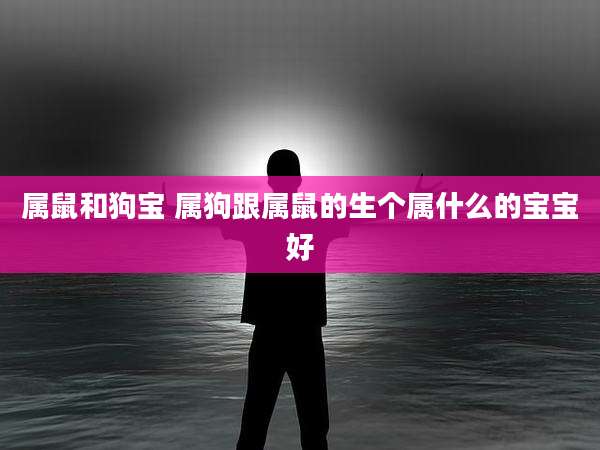 属鼠和狗宝 属狗跟属鼠的生个属什么的宝宝好