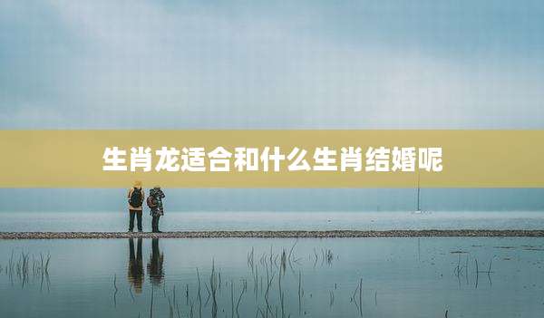 生肖龙适合和什么生肖结婚呢