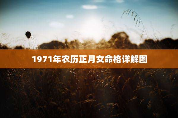 1971年农历正月女命格详解图