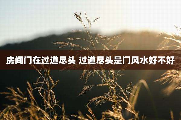 房间门在过道尽头 过道尽头是门风水好不好