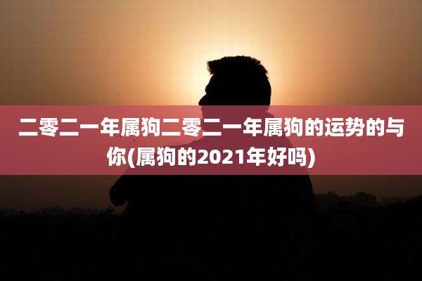 二零二一年属狗二零二一年属狗的运势的与你(属狗的2021年好吗)