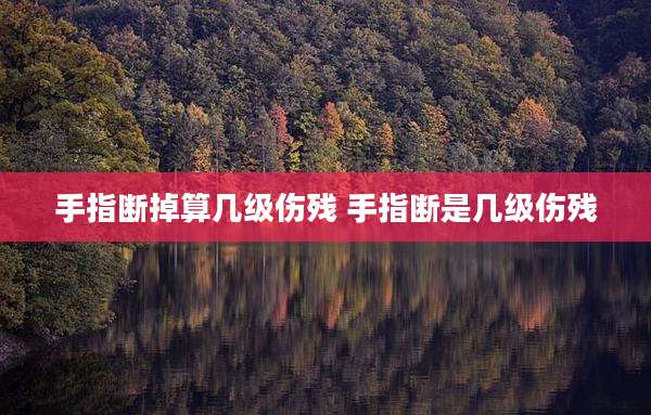 手指断掉算几级伤残 手指断是几级伤残