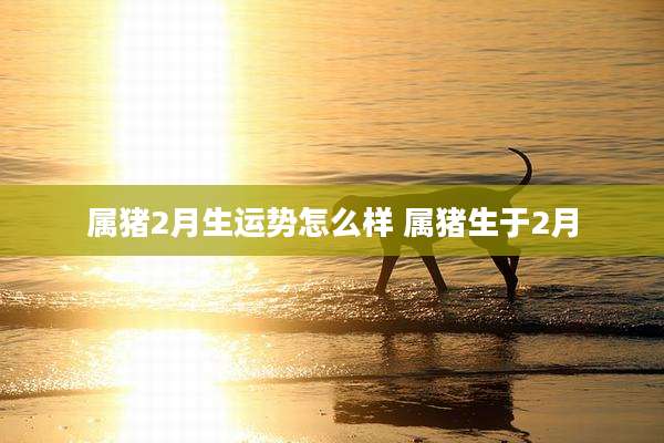 属猪2月生运势怎么样 属猪生于2月