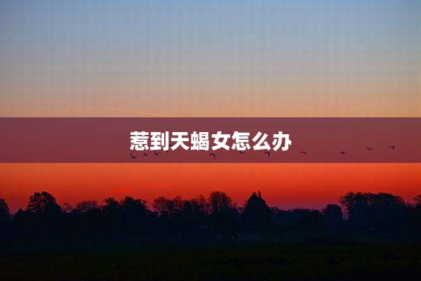 惹到天蝎女怎么办