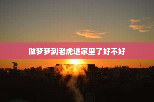 做梦梦到老虎进家里了好不好