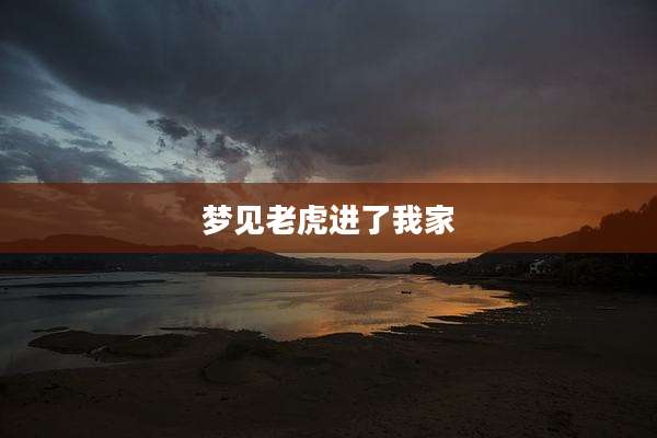 梦见老虎进了我家