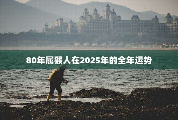 80年属猴人在2025年的全年运势